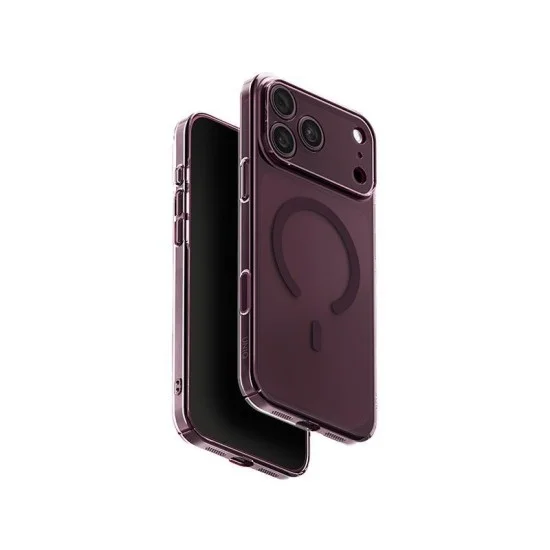 Uniq Hybrid Airsuit MagSafe Case for iPhone 18 Pro - Glossy Burgundy